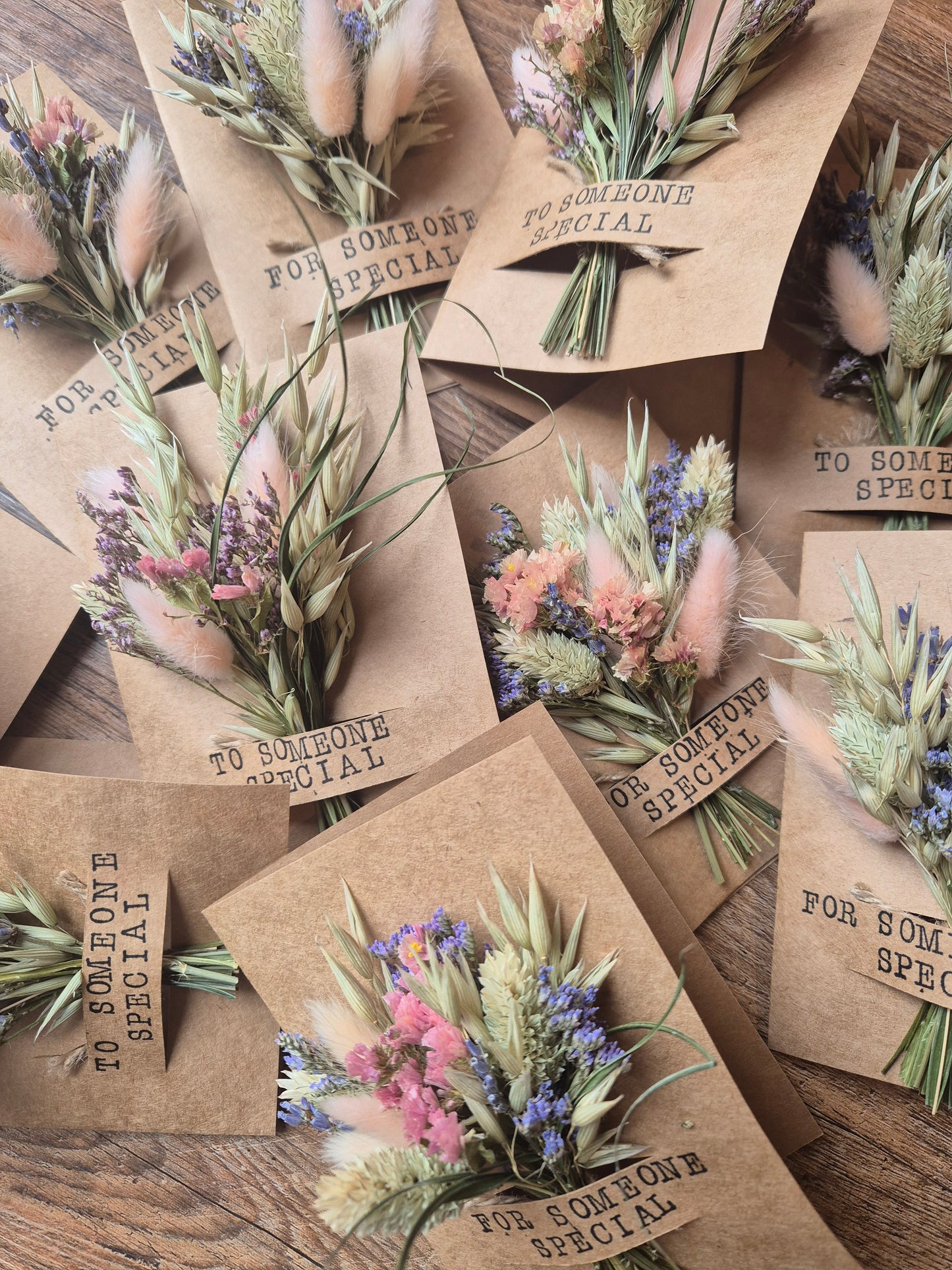 Floral Card, Dried Flower Card