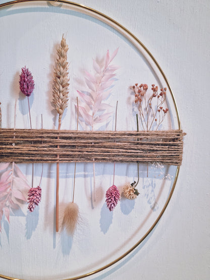 Dried Flower Hoops