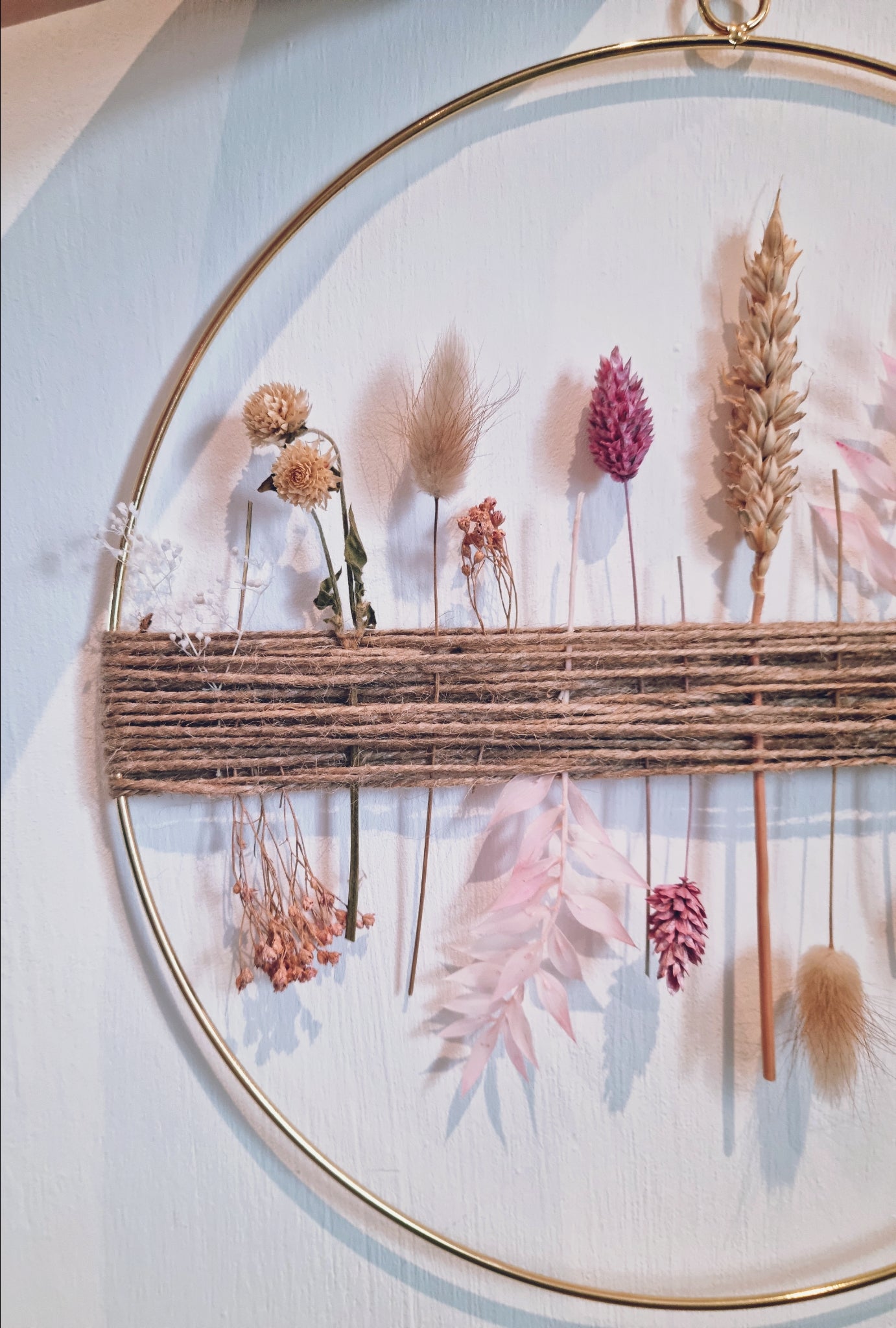 Dried Flower Hoops