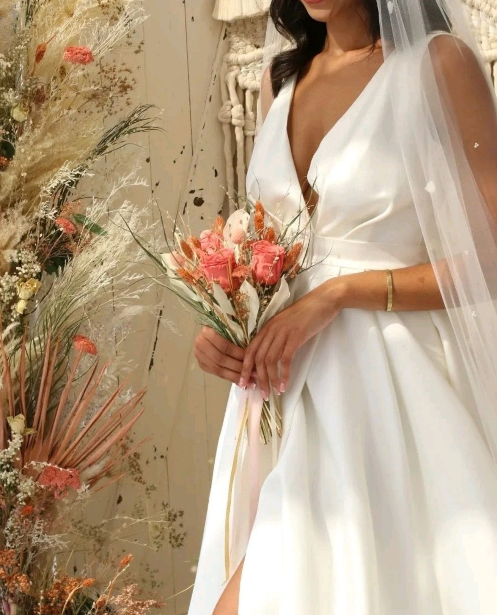 dried wedding flowers