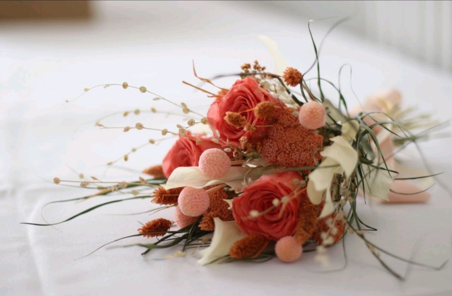 dried wedding flowers