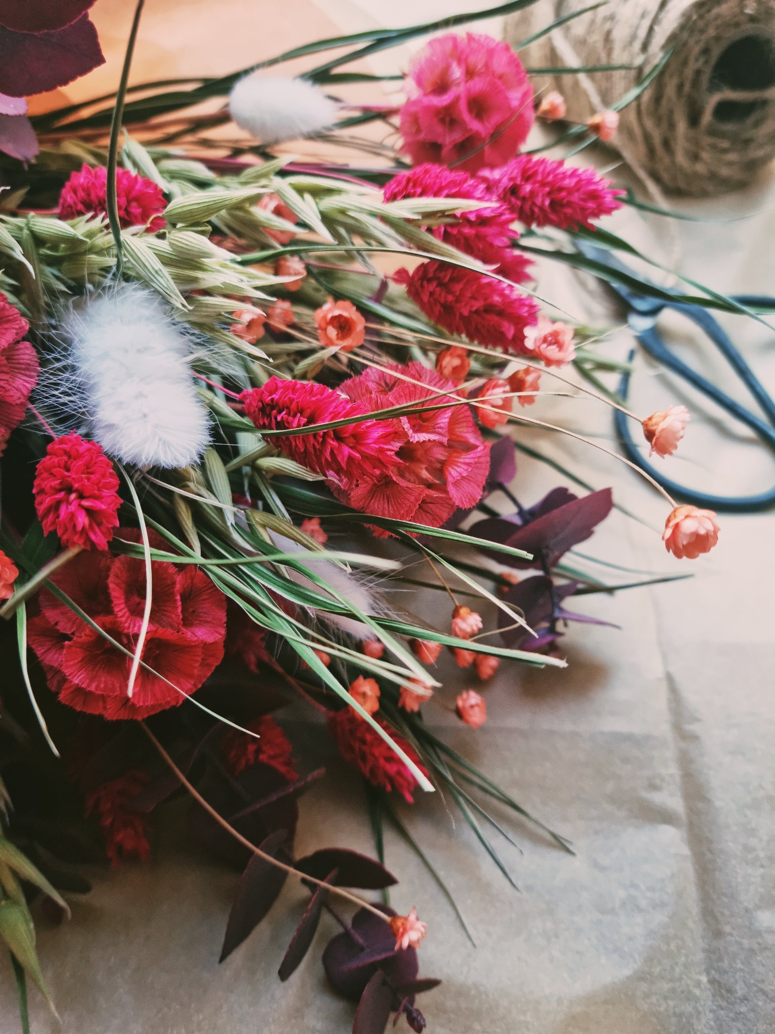 Dried flower workshop