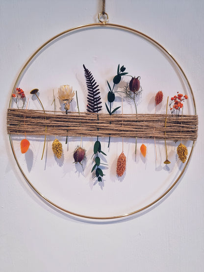 Dried Flower Hoop