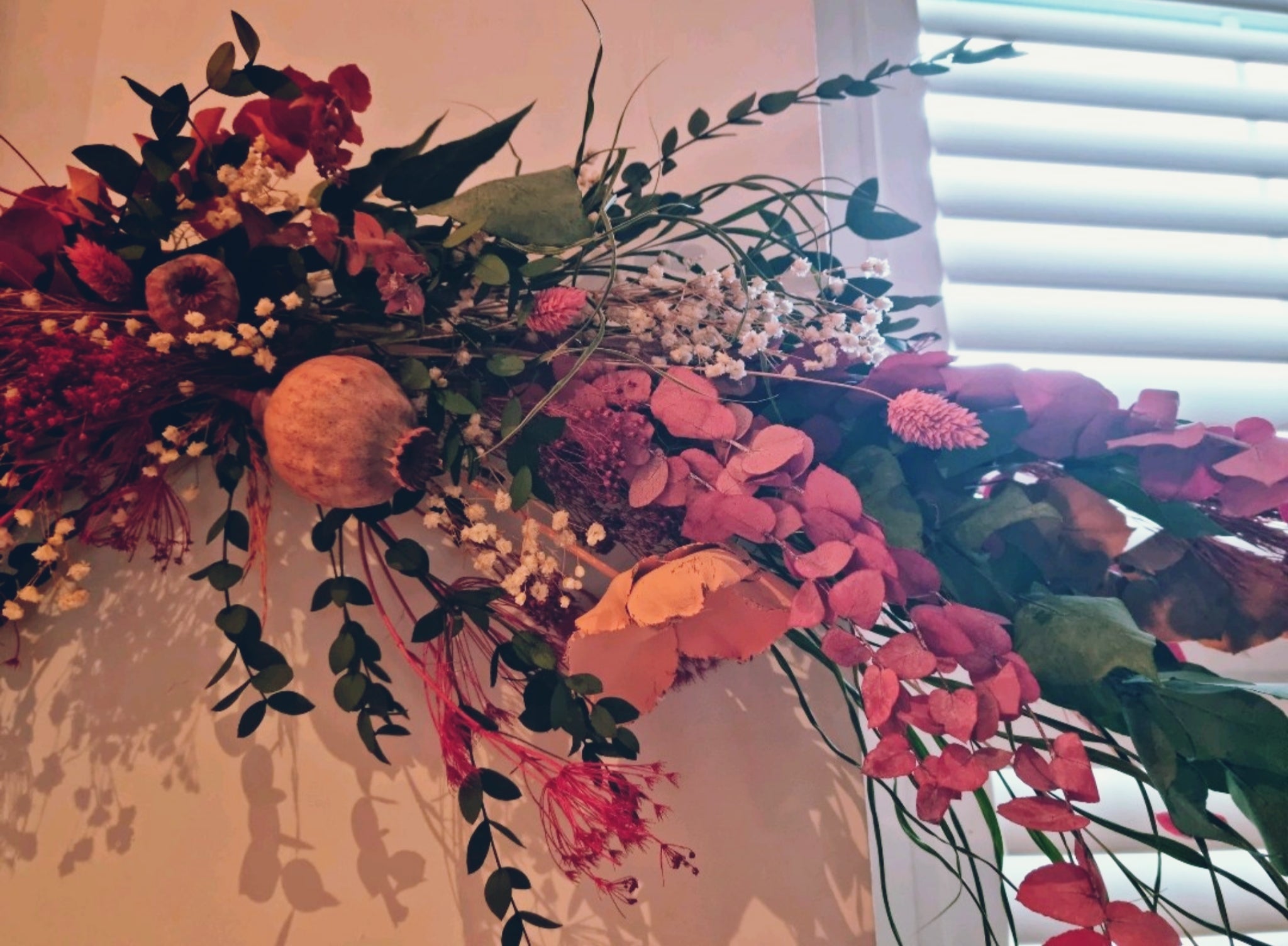 dried wedding flowers