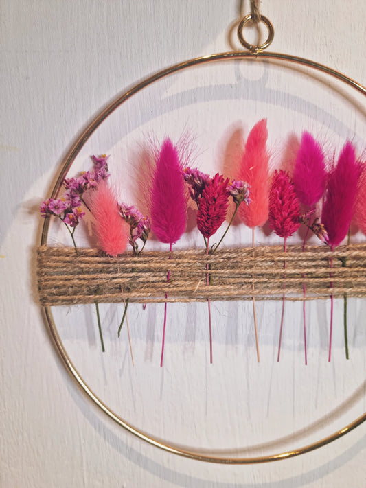 Dried Flower Hoop